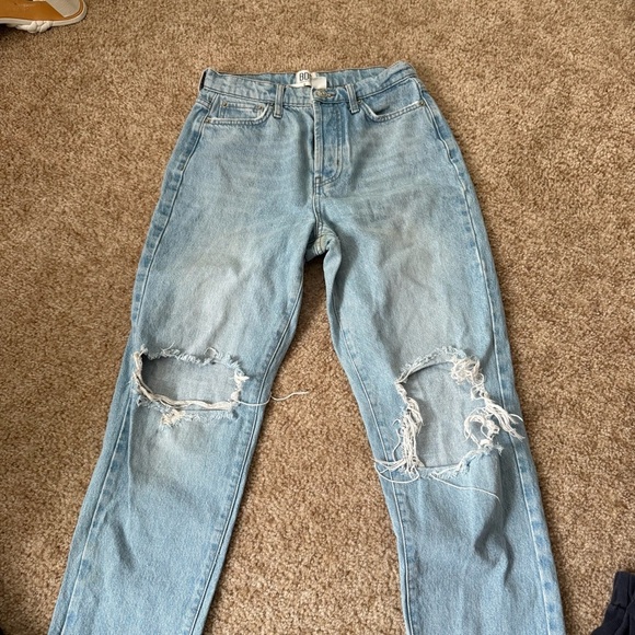 Distressed Light Blue Women's Jeans BDG slim straight - Picture 2 of 5